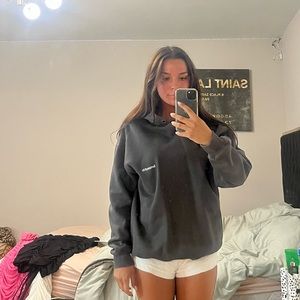 HOUSE OF CB Halo Charcoal Oversized Hoodie Small